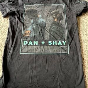Black Dan + Shay Short Sleeve Tee 2018 concert tee